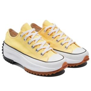 Converse Run Star Hike Yellow Platform Sneakers